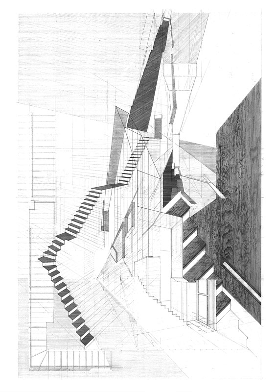 Cascade House, design drawing