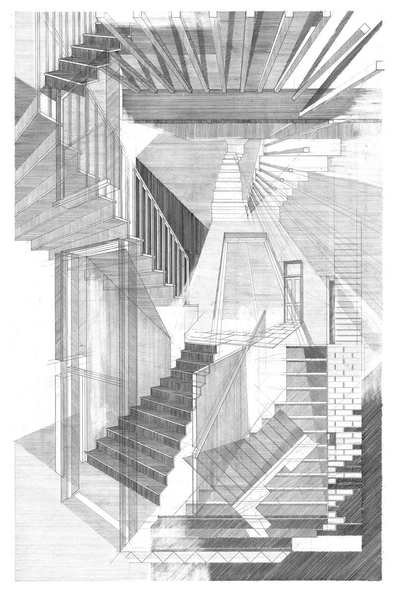 Clifton Hill House, design drawing