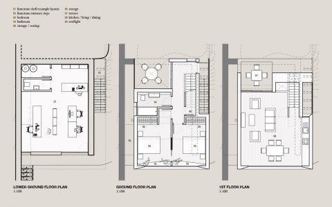 Flexible Housing: floor plans of unit a