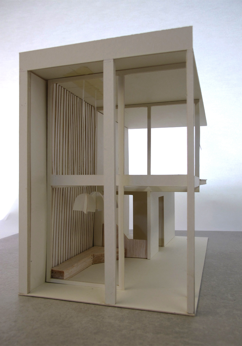 Container Construction, model entrance