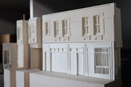 Marylebone Mews House: plaster cast
