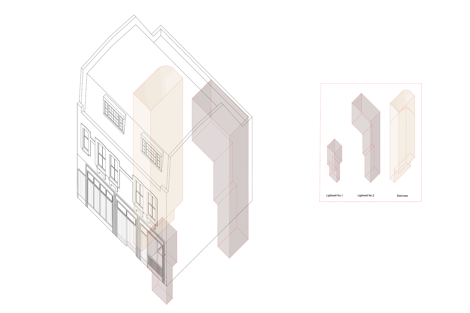 Marylebone Mews House, concept drawing