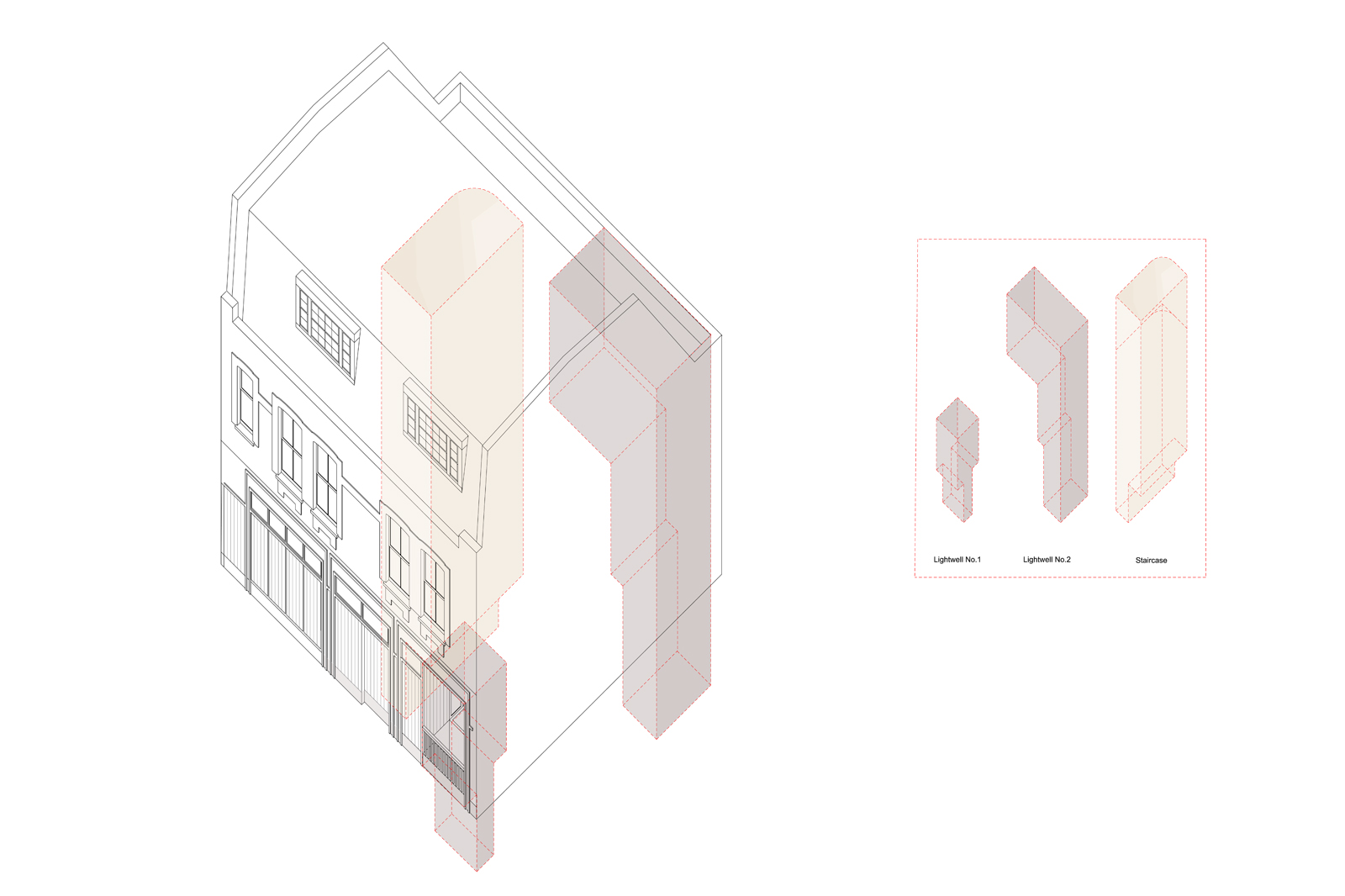 Marylebone Mews House_030 Marylebone Mews House, concept drawing