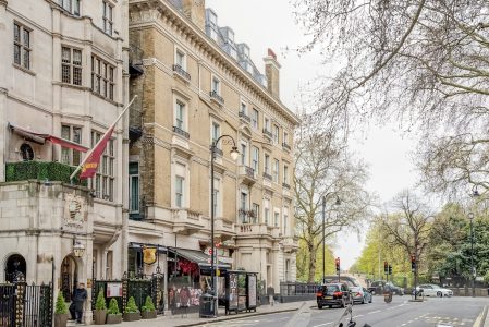 Viktorianisches Gebäude am Hyde Park