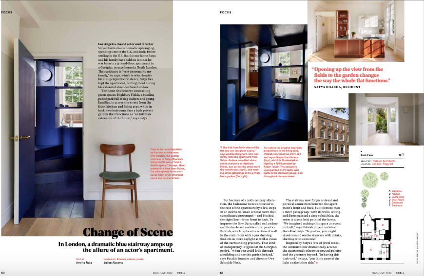 Highbury Fields Apartment: Dwell magazine May 2022