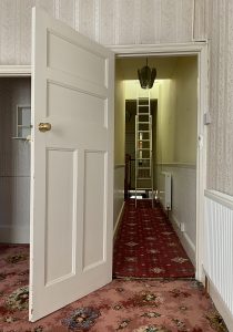 North London Terraced House: existing corridor