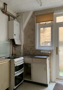 North London Terraced House: existing kitchen