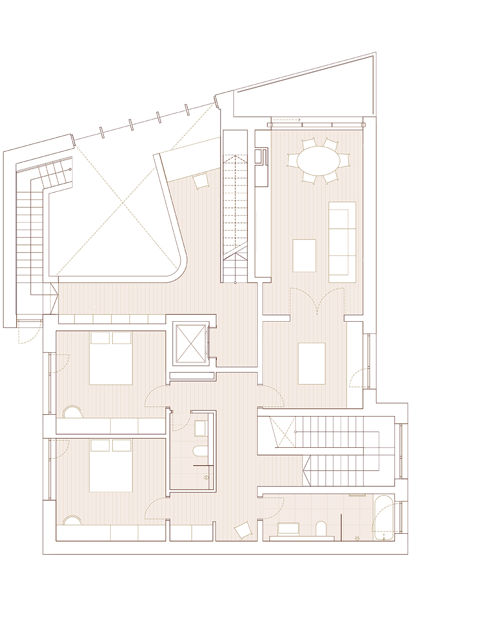 Lake house: floor plan 1st floor