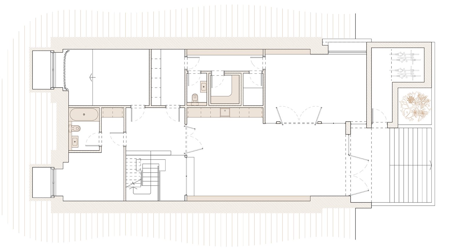 Hendon Basement extension: basement floor plan