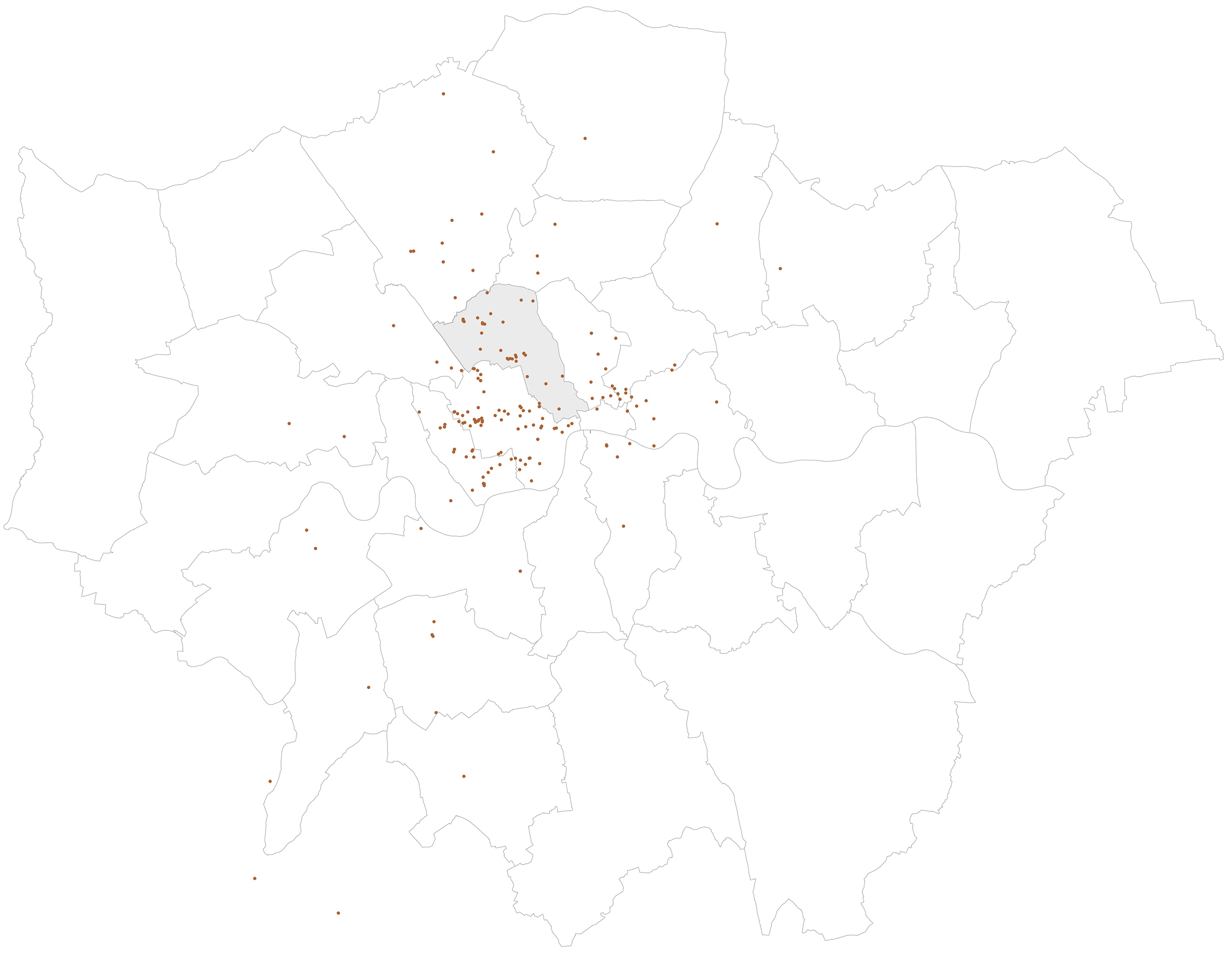 Camden Architects: Patalab London project map